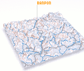 3d view of Bản Pon