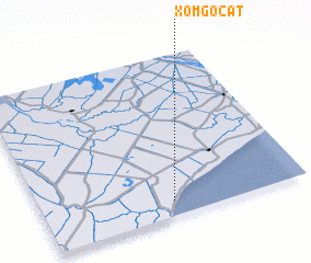 3d view of Xóm Gò Cát