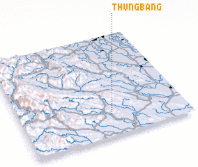 3d view of Thung Bằng