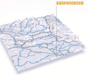 3d view of Ban Phônbôk (1)