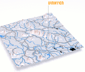 3d view of Vĩnh Yên