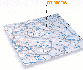 3d view of Tchoue Cay