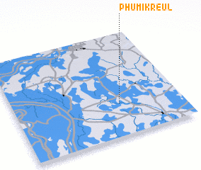 3d view of Phumĭ Kreul