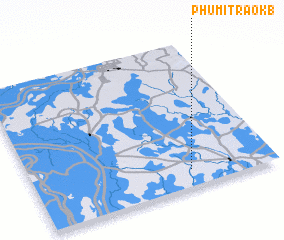 3d view of Phumĭ Traôk (1)