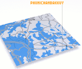 3d view of Phumĭ Châmbák Kŭy