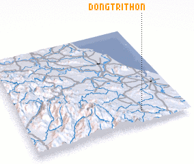 3d view of Ðộng Trì Thôn