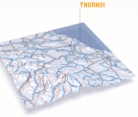 3d view of Thôn Hói