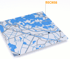 3d view of Mộc Hóa