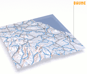 3d view of Bàu Mè