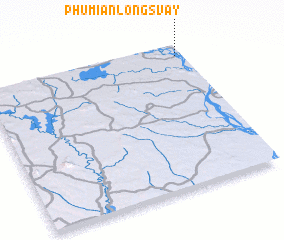 3d view of Phumĭ Ânlóng Svay