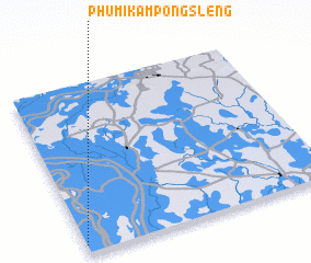 3d view of Phumĭ Kâmpóng Slêng