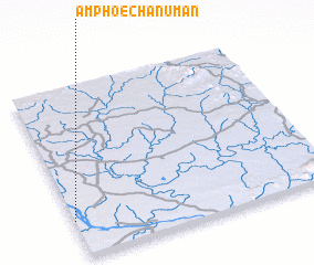 3d view of Amphoe Chanuman