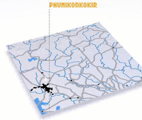 3d view of Phumĭ Kon Kôkir