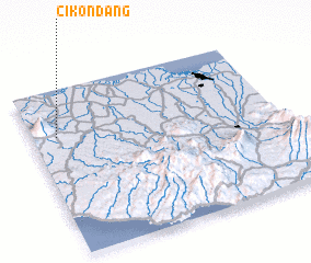 3d view of Cikondang