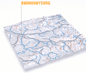 3d view of Ban Houay Sung