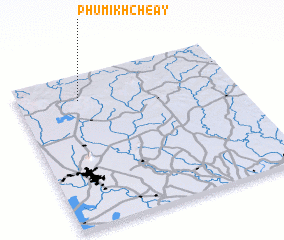 3d view of Phumĭ Khchéay