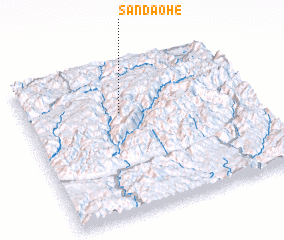 3d view of Sandaohe