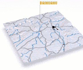 3d view of Baihuahu