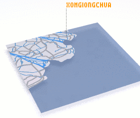 3d view of Xóm Giồng Chùa