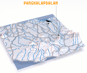 3d view of Pangkalapdalam