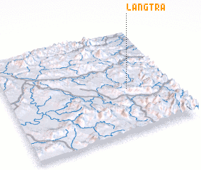 3d view of Làng Tra