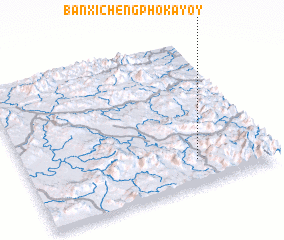 3d view of Ban Xichèng-Phokayoy