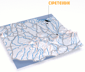 3d view of Cipete-udik