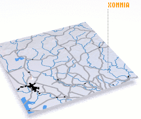 3d view of Xóm Mía