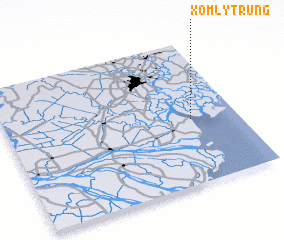 3d view of Xóm Lý Trung