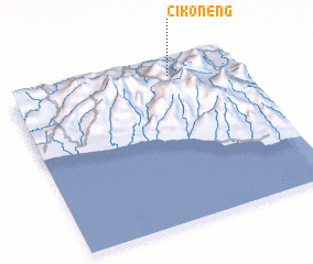 3d view of Cikoneng