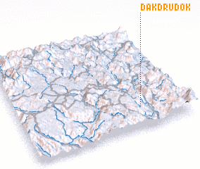 3d view of Dak Dru Dok