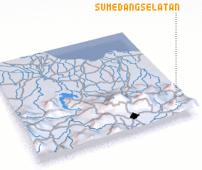 3d view of Sumedang Selatan