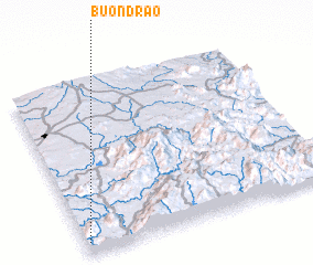 3d view of Buôn Drao