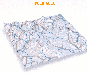 3d view of Plei Ngoll