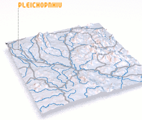 3d view of Plei Chôp Nhiu