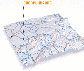 3d view of Buôn Pưk Prong