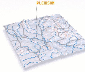 3d view of Plei Ksom