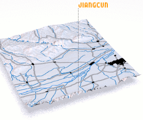 3d view of Jiangcun