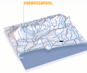 3d view of Karanggandul