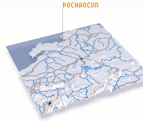 3d view of Pochaocun