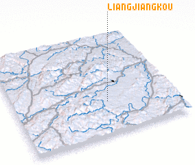 3d view of Liangjiangkou