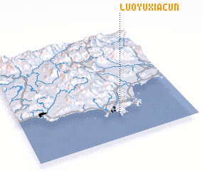 3d view of Luoyuxiacun