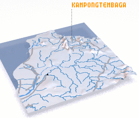 3d view of Kampong Tembaga