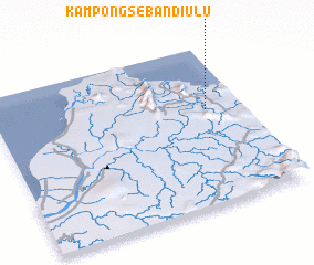 3d view of Kampong Sebandi Ulu