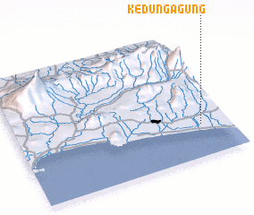 3d view of Kedungagung