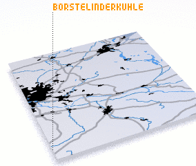 3d view of Borstel in der Kuhle