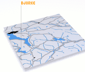 3d view of Bjørke