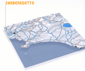3d view of San Benedetto