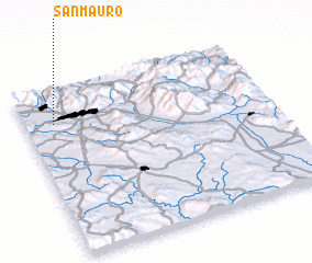 3d view of San Mauro
