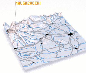 3d view of Malga Zocchi